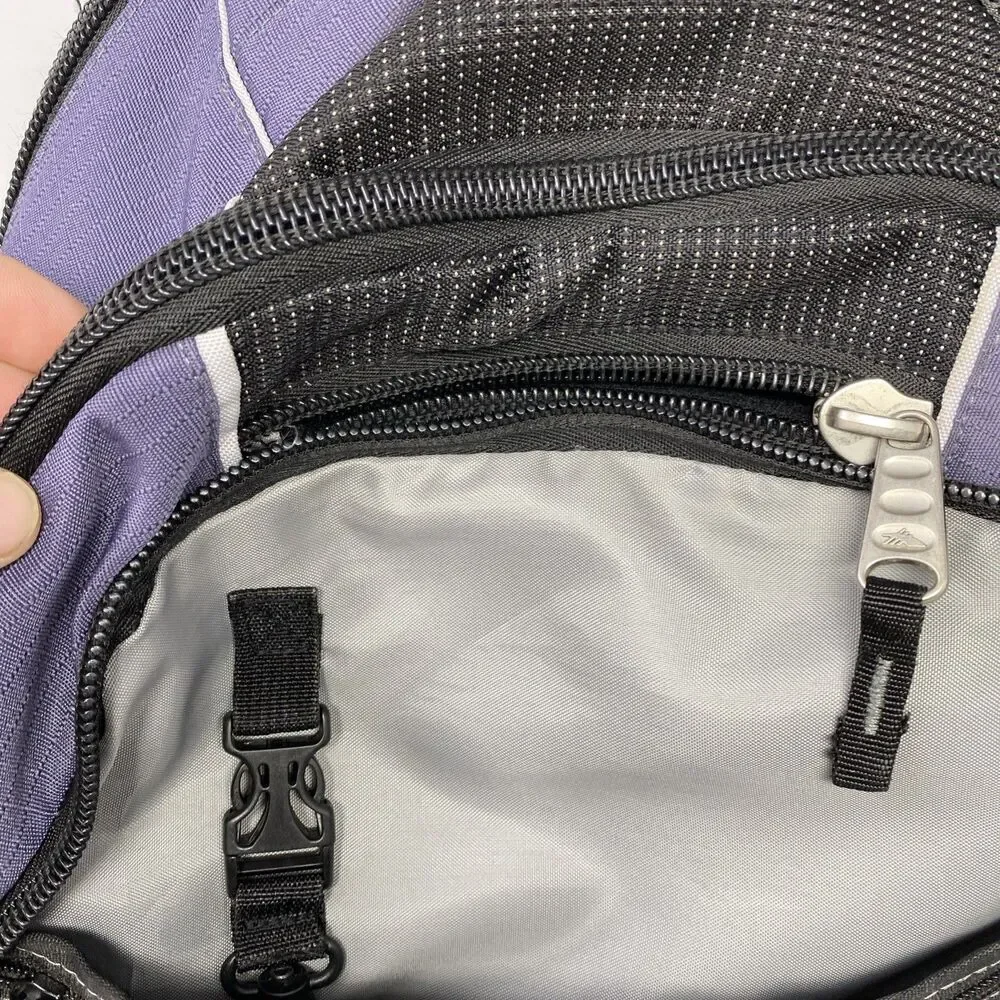 High Sierra Elite Tech Spot Suspension Strap System Backpack Black 18x12 *Tear*